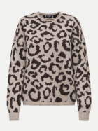 Only Pulover Jade mit Animalprint 185600017-String/All Leo/Coffee Bean bei Robert Ley