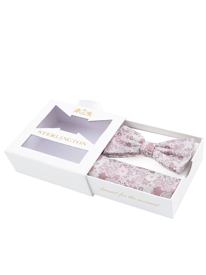 Prince Bowtie Set Fliege und Einstecktuch bei Robert Ley