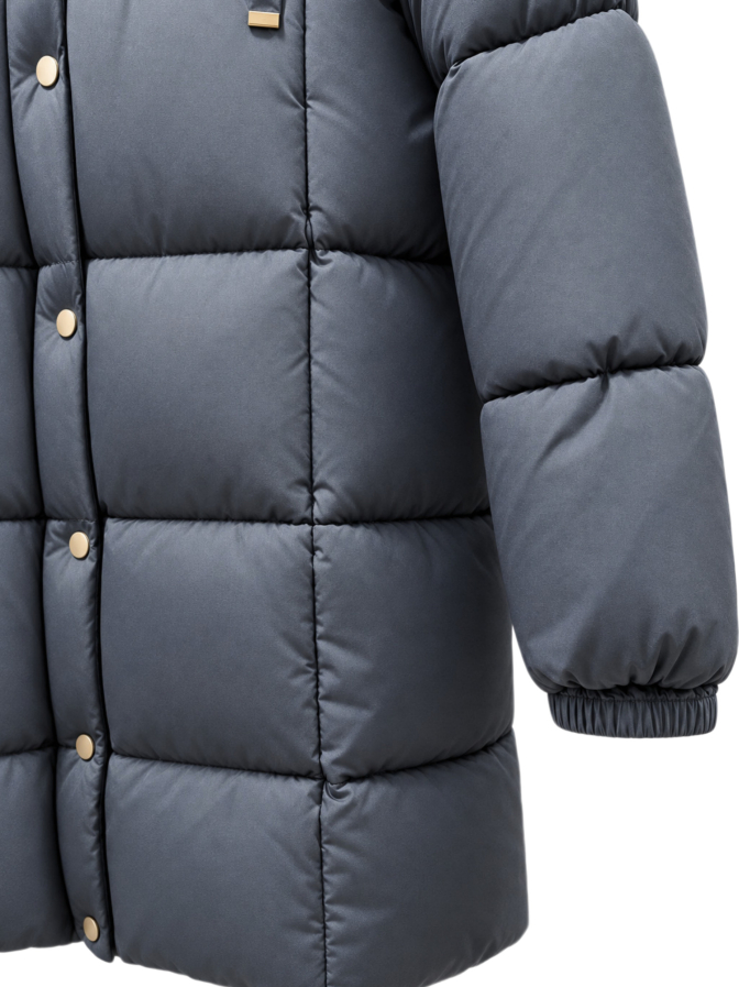 White Label Steppmantel mit Kapuze bei Robert Ley