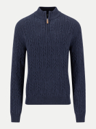 Fynch-Hatton Troyer mit Strukturmuster 690-navy bei Robert Ley