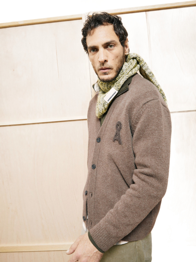 ARMEDANGELS Strickjacke aus Wolle mit Å-Logo bei Robert Ley