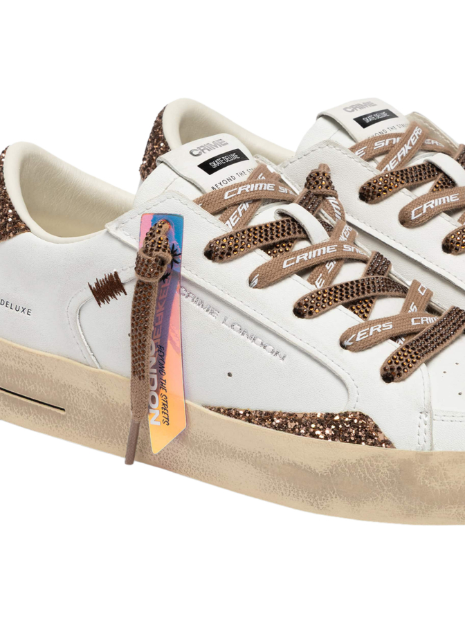 Crime London Sneaker SK8 DELUXE white bei Robert Ley