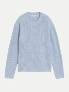 Tom Tailor Denim Grobstrickpullover 41152-foggy blue mouline bei Robert Ley