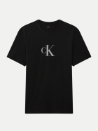 Calvin Klein T-Shirt mit Monogramm UB1-BLACK bei Robert Ley