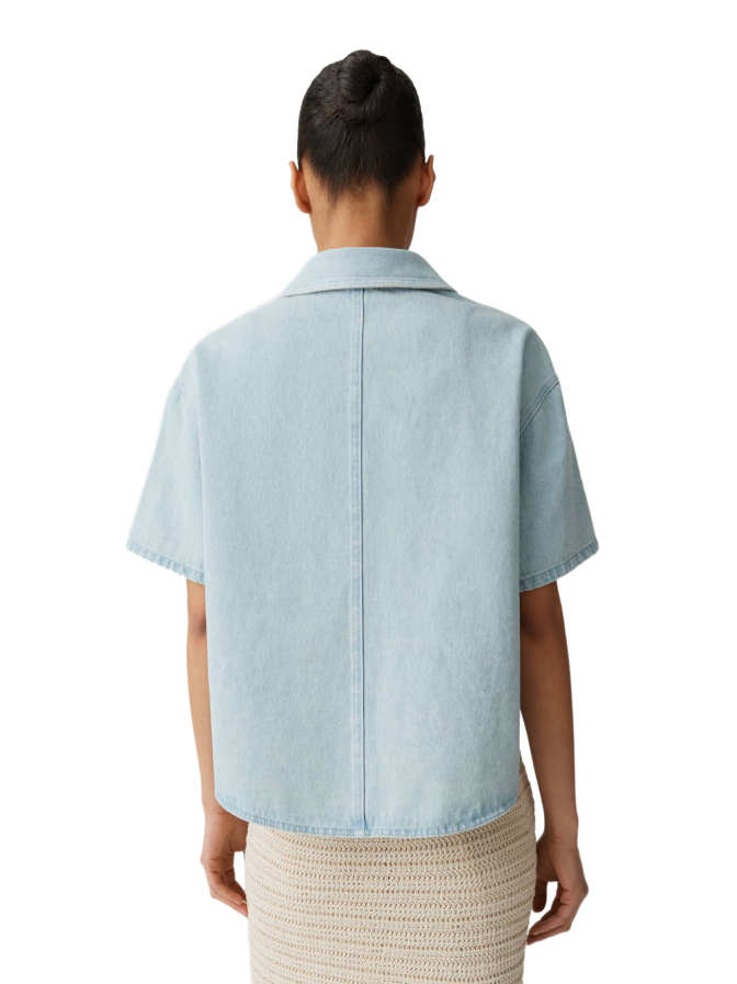 Opus Kurzarm Jeanshemd Ferluna Breath bei Robert Ley