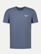 NZA New Zealand Auckland Basic T-Shirt 2624-NAVY SKY MELANGE bei Robert Ley