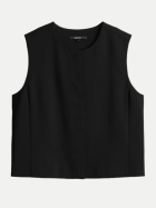 someday Boxy-Fit Weste Valisa 900-black bei Robert Ley