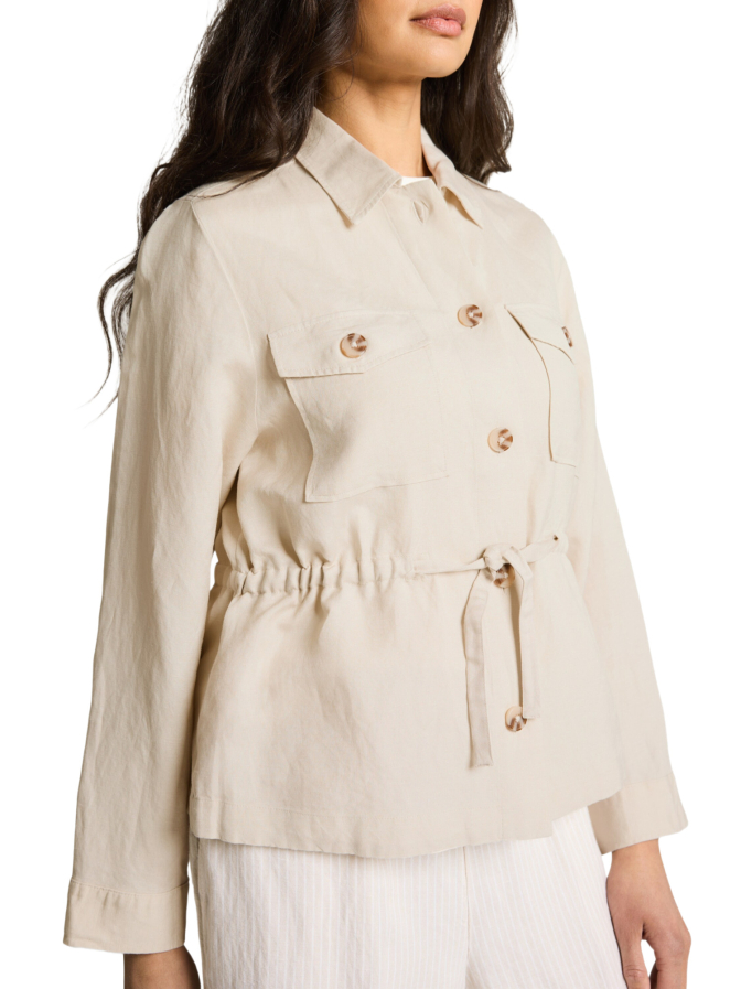 Tom Tailor Casual blazer jacket with linen bei Robert Ley