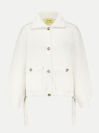 FTC Cashmere Jacke Doubleface Teddy 0100pristinewhite bei Robert Ley