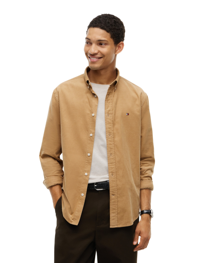 Tommy Hilfiger Cordhemd Solid bei Robert Ley