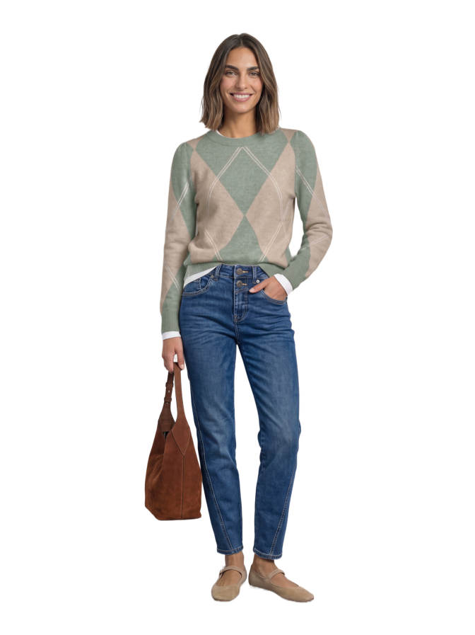 Street One Strickpullover mit Argyle-Muster bei Robert Ley