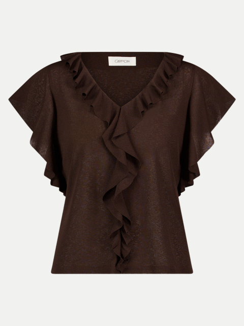 Cartoon Kurzarm Bluse bei Robert Ley