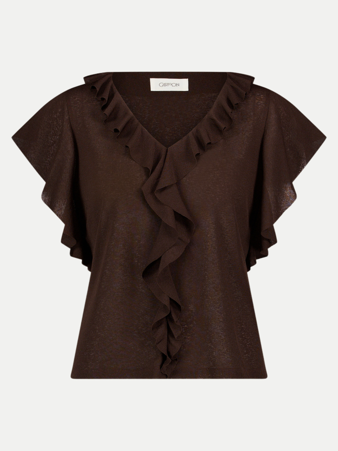 Cartoon Kurzarm Bluse bei Robert Ley