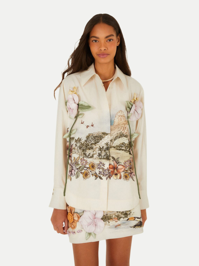 Farm Rio Langarmhemd Toile de Rio bei Robert Ley