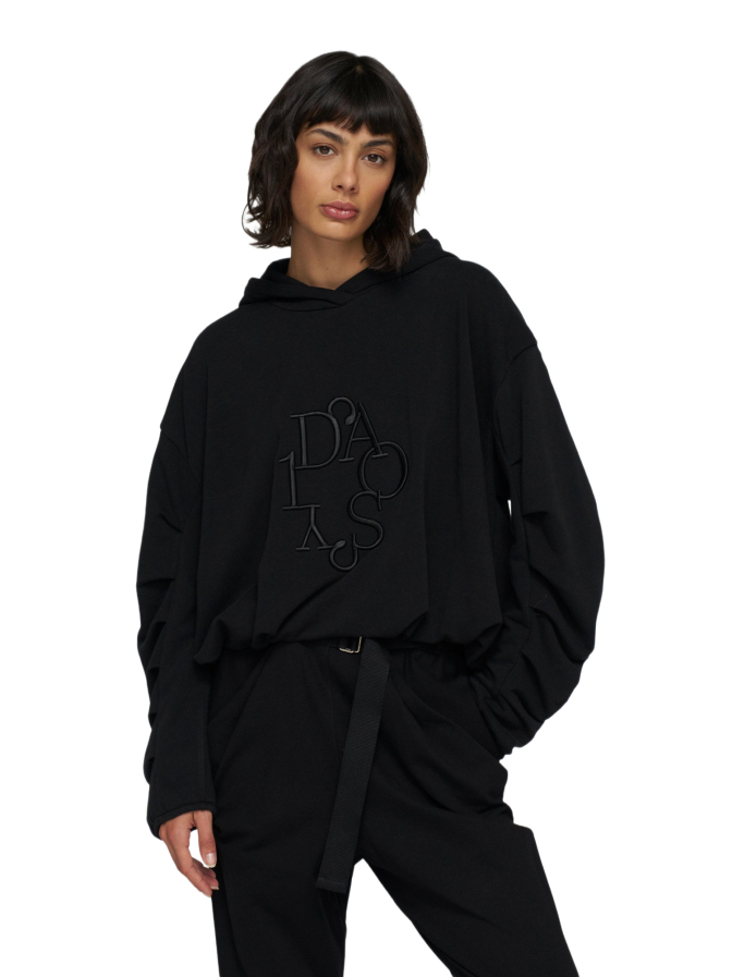 10 Days pleated balloon hoodie bei Robert Ley