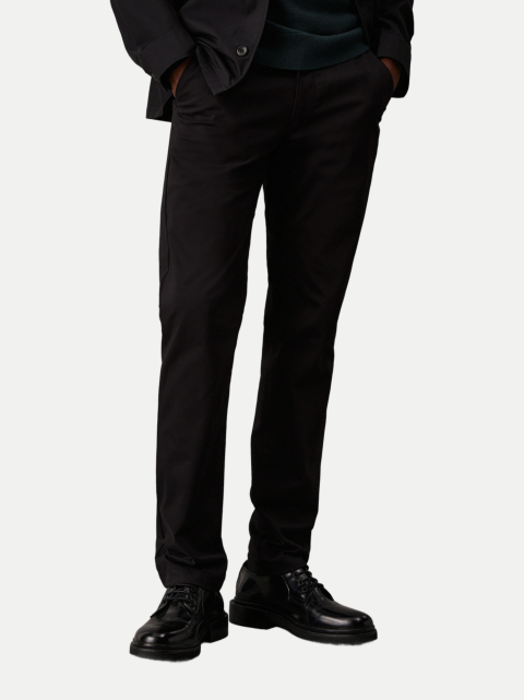 Calvin Klein Slim-Fit Chino Satin-Hose bei Robert Ley