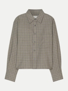 Closed Kurze Karo-Bluse 686-Juniper green bei Robert Ley