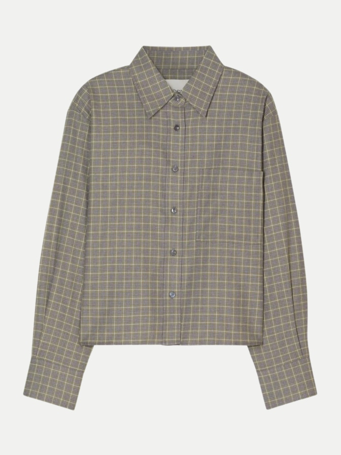 Closed Kurze Karo-Bluse bei Robert Ley