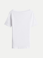 someday T-Shirt aus Rippjersey Klenja 10-white bei Robert Ley