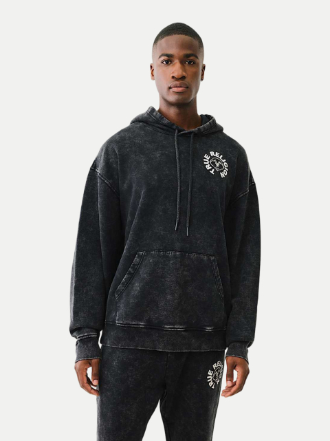 True Religion Hoodie mit Buddha-Print bei Robert Ley