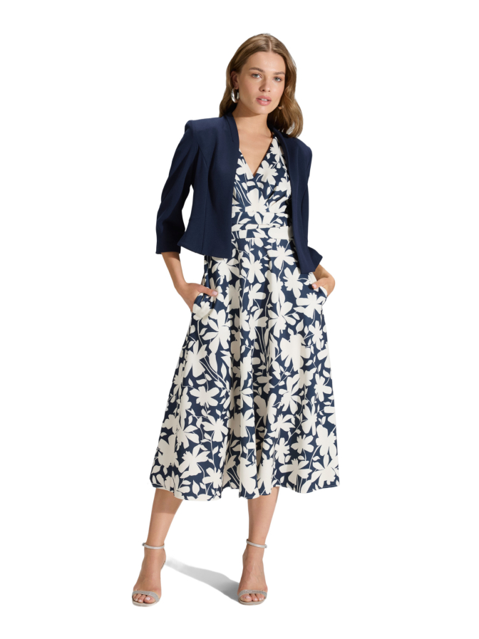 Swing Taillierte Jacke aus Jersey Crêpe bei Robert Ley