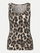 Street One Top mit Animalprint 37278-timeless beige bei Robert Ley