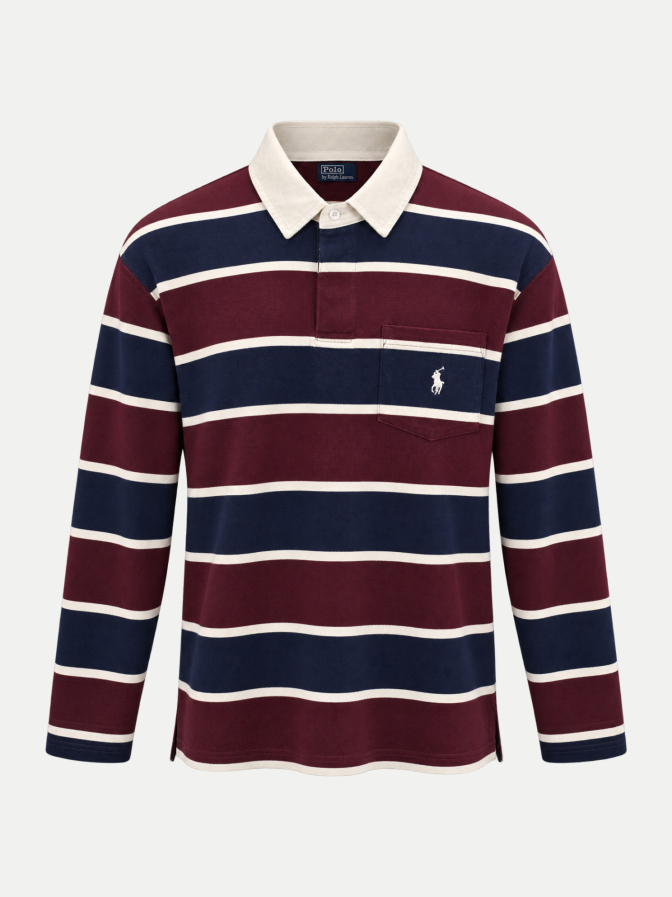 Polo Ralph Lauren Rugbyshirt mit Streifenmuster bei Robert Ley