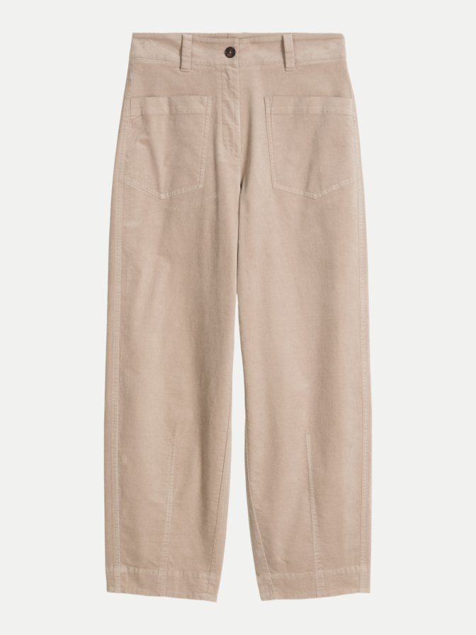Marc O'Polo Barrel-Samthose aus Organic Cotton Stretch bei Robert Ley