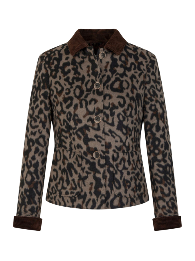 White Label Blazer mit Animalprint bei Robert Ley