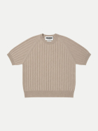 Colorush Kaschmirshirt BLANC BOXY TEE jute bei Robert Ley