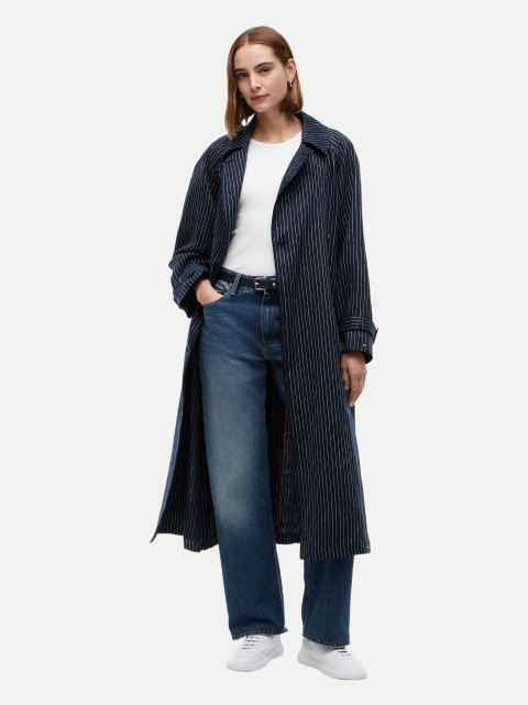 Tommy Hilfiger Trenchcoat mit Nadelstreifen bei Robert Ley
