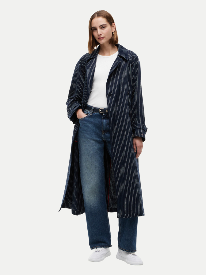 Tommy Hilfiger Trenchcoat mit Nadelstreifen bei Robert Ley