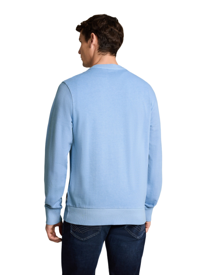 Tom Tailor Casual Sweatshirt mit Fischgrät-Struktur bei Robert Ley