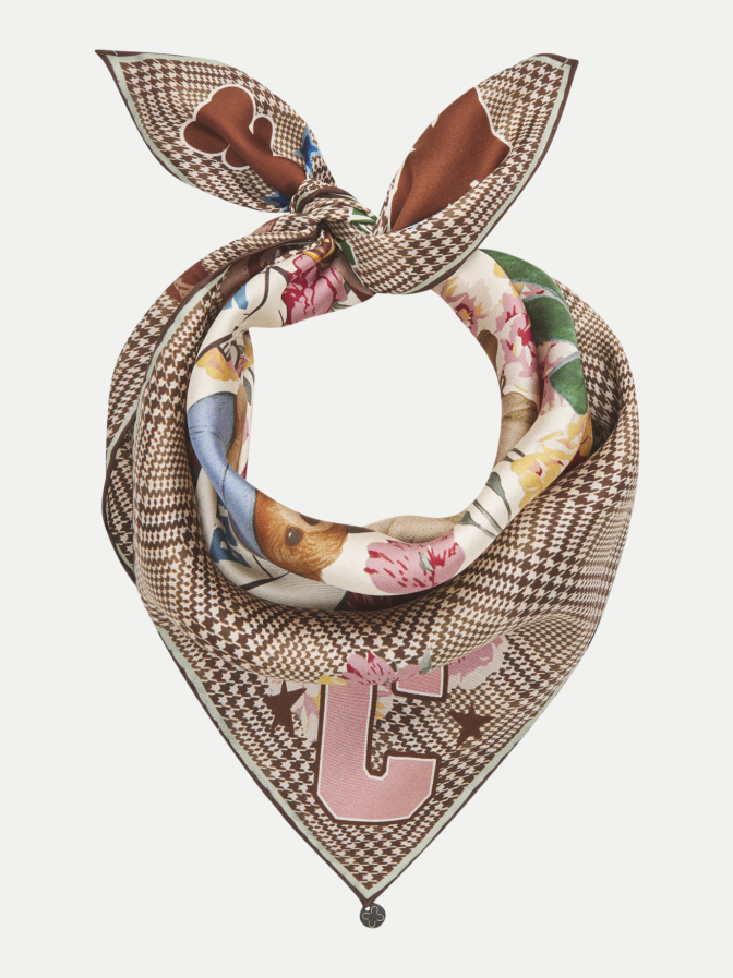 Codello Seidenschal mit Teddy-Muster bei Robert Ley
