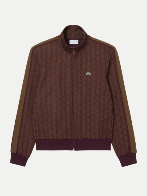 Lacoste Sweatjacke mit Monogram-Muster bei Robert Ley