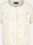 Monari Strickjacke mit floralem Spitzenmuster 143-marble bei Robert Ley