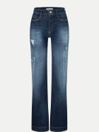 Mac Wide-Leg Jeans D854 moonlight destroyed-Trousers MAC Ladie bei Robert Ley