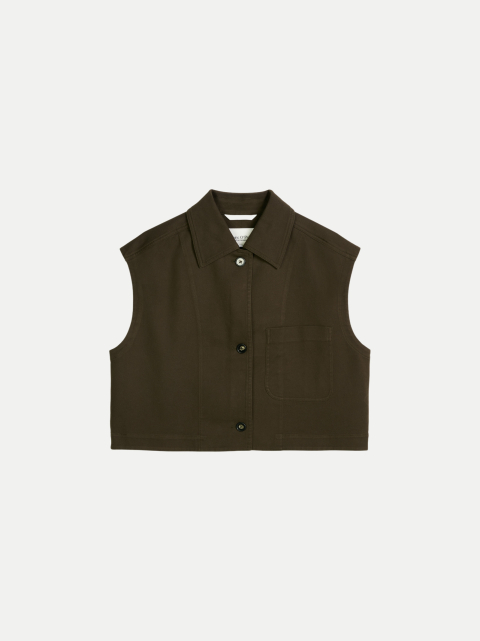 Marc O'Polo Boxy- Fit Weste bei Robert Ley