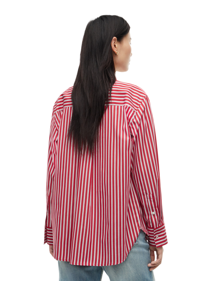 Tommy Hilfiger Oversized Hemdbluse mit Streifen bei Robert Ley