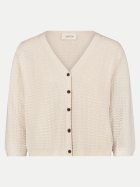Cartoon Strick-Cardigan mit 3/4 Arm 9103-Silky Beige bei Robert Ley