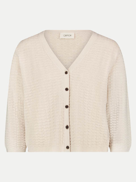 Cartoon Strick-Cardigan mit 3/4 Arm bei Robert Ley