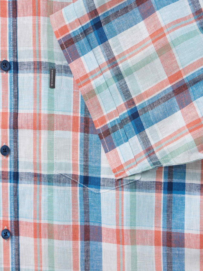 Casamoda Casual-Fit Kurzarm-Leinenhemd bei Robert Ley