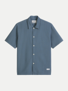 Marc O'Polo DENIM Woven Shirts Shortsleeve 4709-Cadet Blue bei Robert Ley