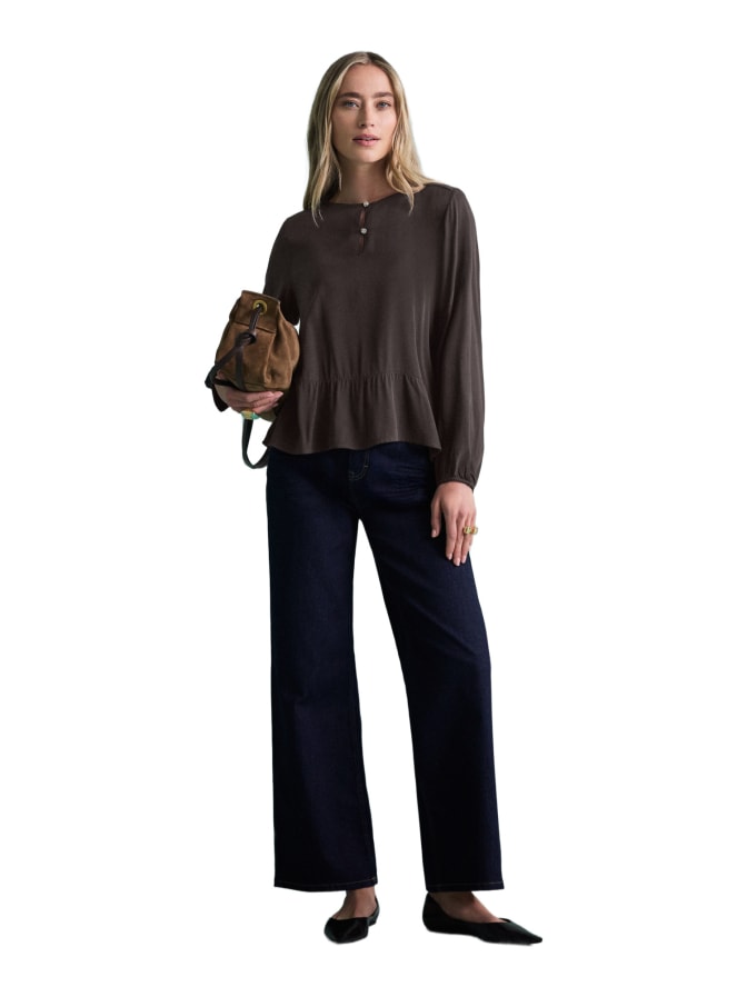 Street One Langarm Bluse mit Schößchen bei Robert Ley