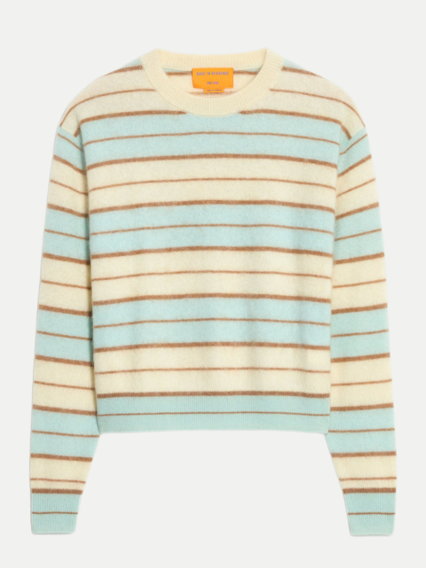 Guest in Residence Kaschmirpullover Grizzly Stripe Crew bei Robert Ley