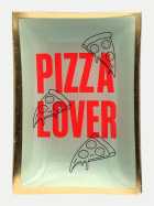 Giftcompany Glasteller Love Plates M 10x1x14cm mehrfarbig Pizza Lover bei Robert Ley
