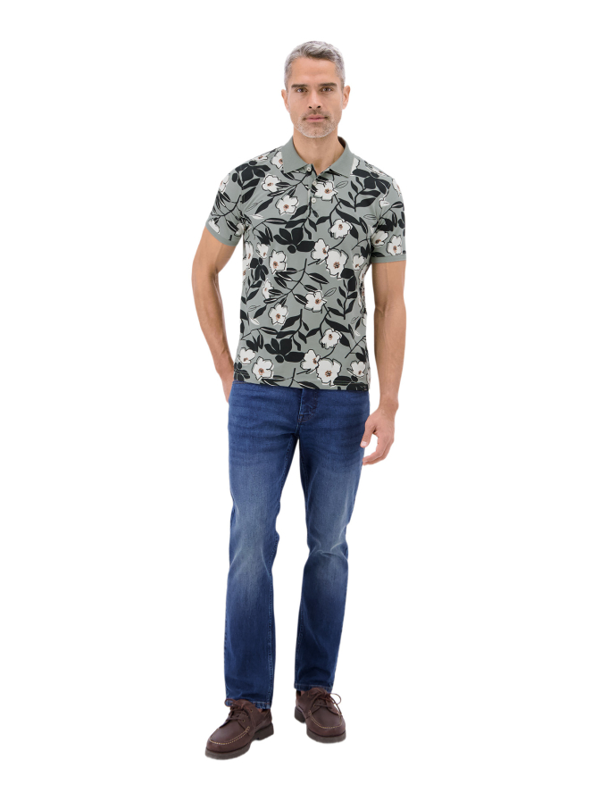Lerros Poloshirt mit floralem Print bei Robert Ley