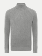 Strellson Rollkragenpullover Hamilton-T 032-Medium Grey 032 bei Robert Ley