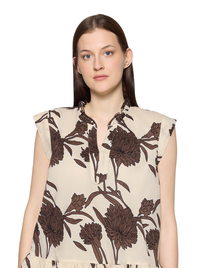 Cartoon Ärmellose Bluse bei Robert Ley