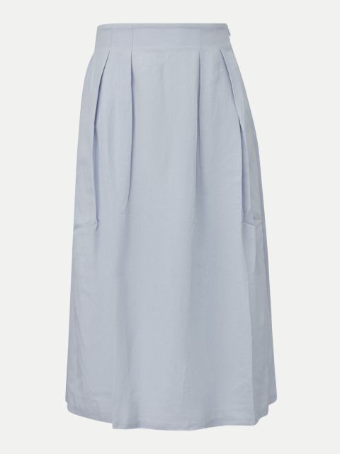 s.Oliver BLACK LABEL Midi-Rock aus Leinen-Mix bei Robert Ley